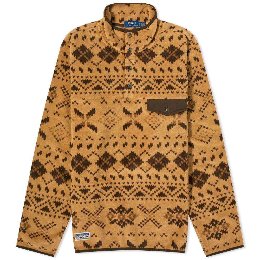 Polo Ralph Lauren Men's Fair Isle High Pile Fleece in Lodge Fair Isle Cover