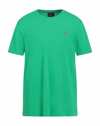 Peuterey Man T-shirt Green Cotton Cover