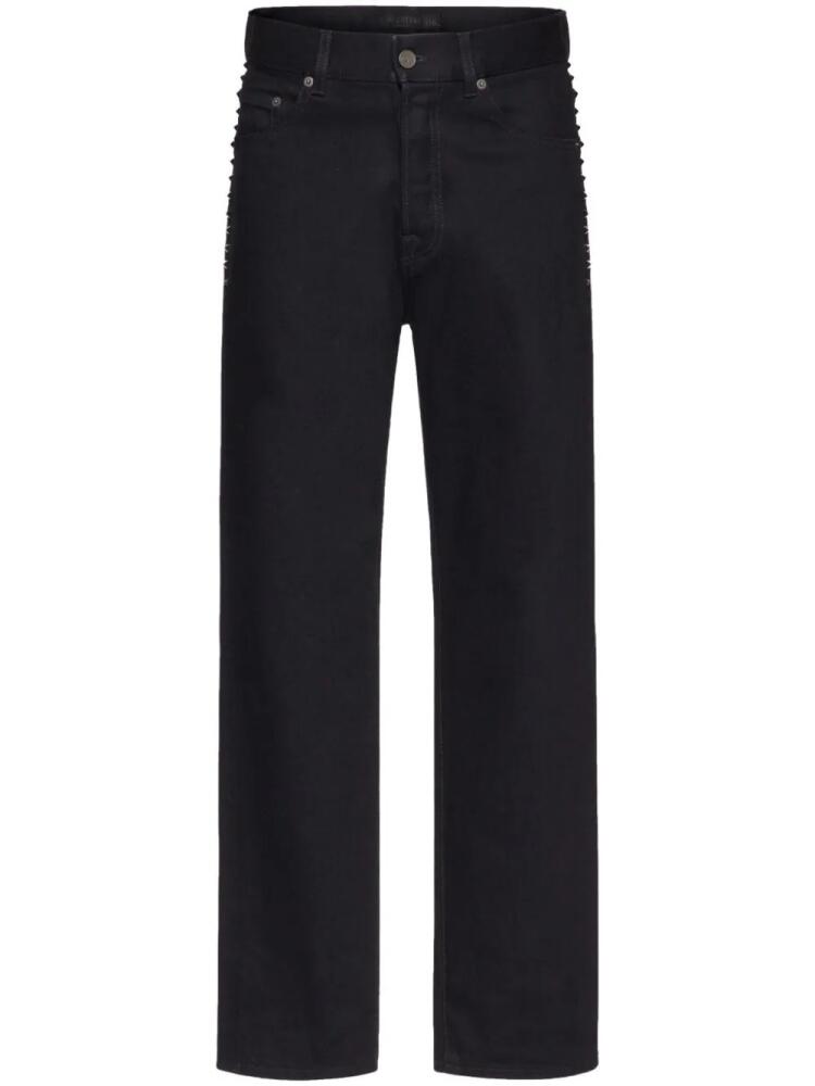 Valentino Garavani Untitled studs straight-leg jeans - Black Cover