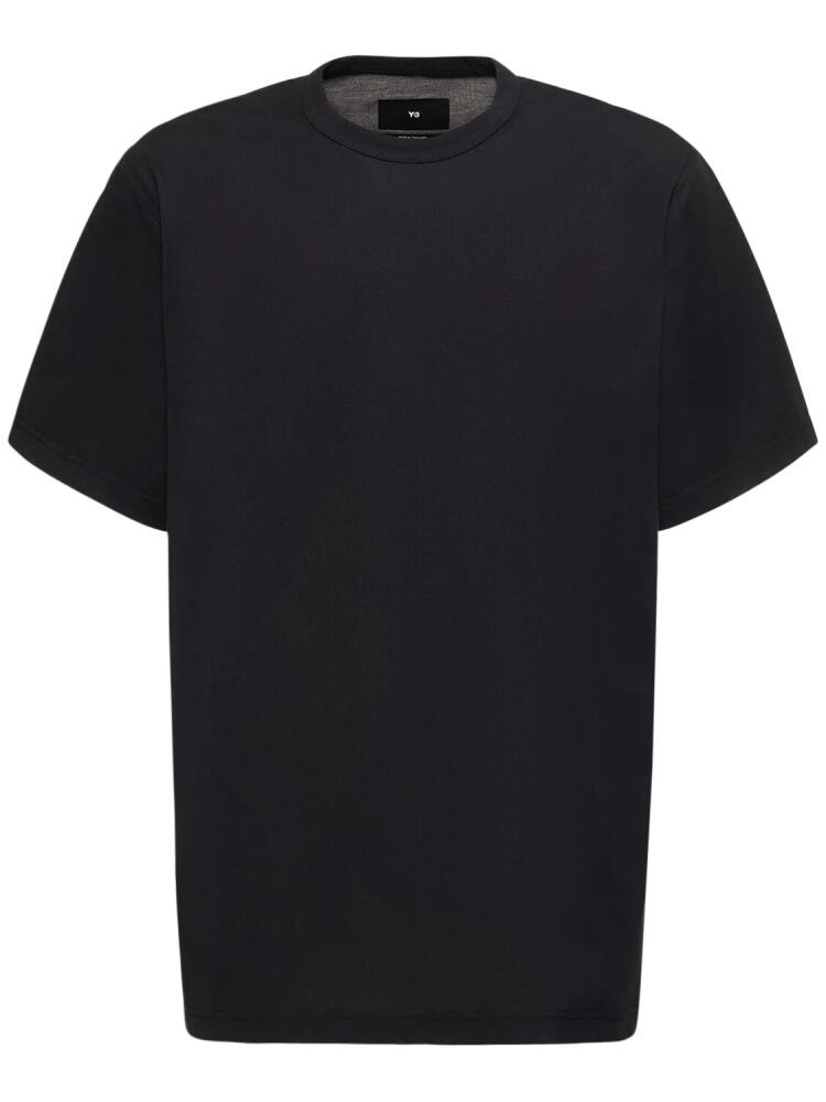 Y-3 Premium Cotton Short Sleeve T-shirt Cover