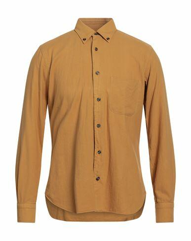 Dandylife By Barba Man Shirt Ocher Size 15 ½ Cotton Cover