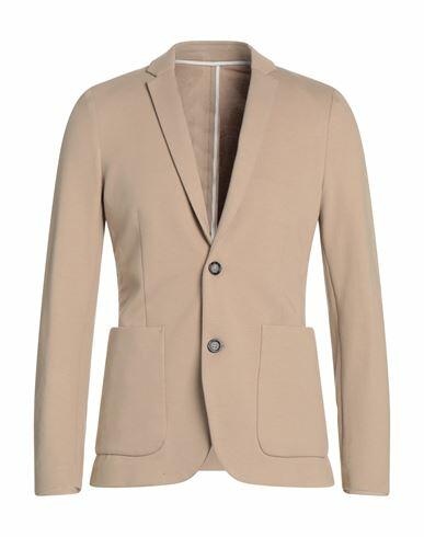 Paolo Pecora Man Blazer Beige Cotton, Elastane Cover