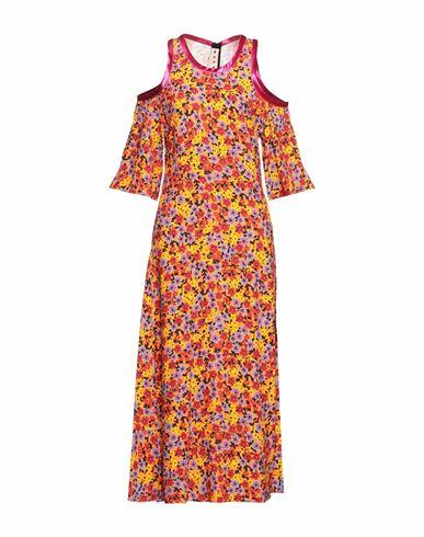 Marni Woman Maxi dress Orange Viscose Cover