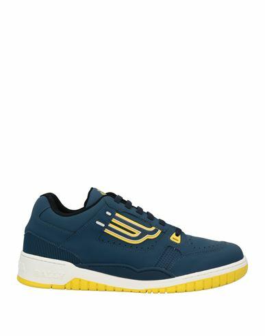 Bally Man Sneakers Midnight blue Calfskin Cover