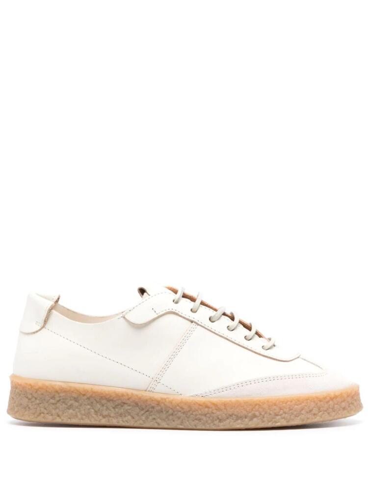 Buttero Crespo leather sneakers - Neutrals Cover