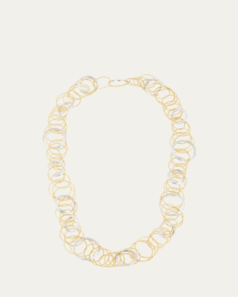 Buccellati Hawaii Two-Tone Diamond Link Necklace Cover