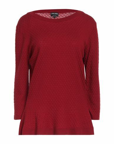 Giorgio Armani Woman Sweater Red Virgin Wool Cover