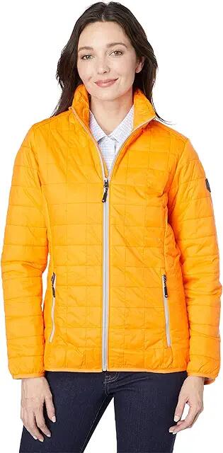 Cutter & Buck Rainier Primaloft Eco Full Zip Jacket (Satsuma) Women's Clothing Cover