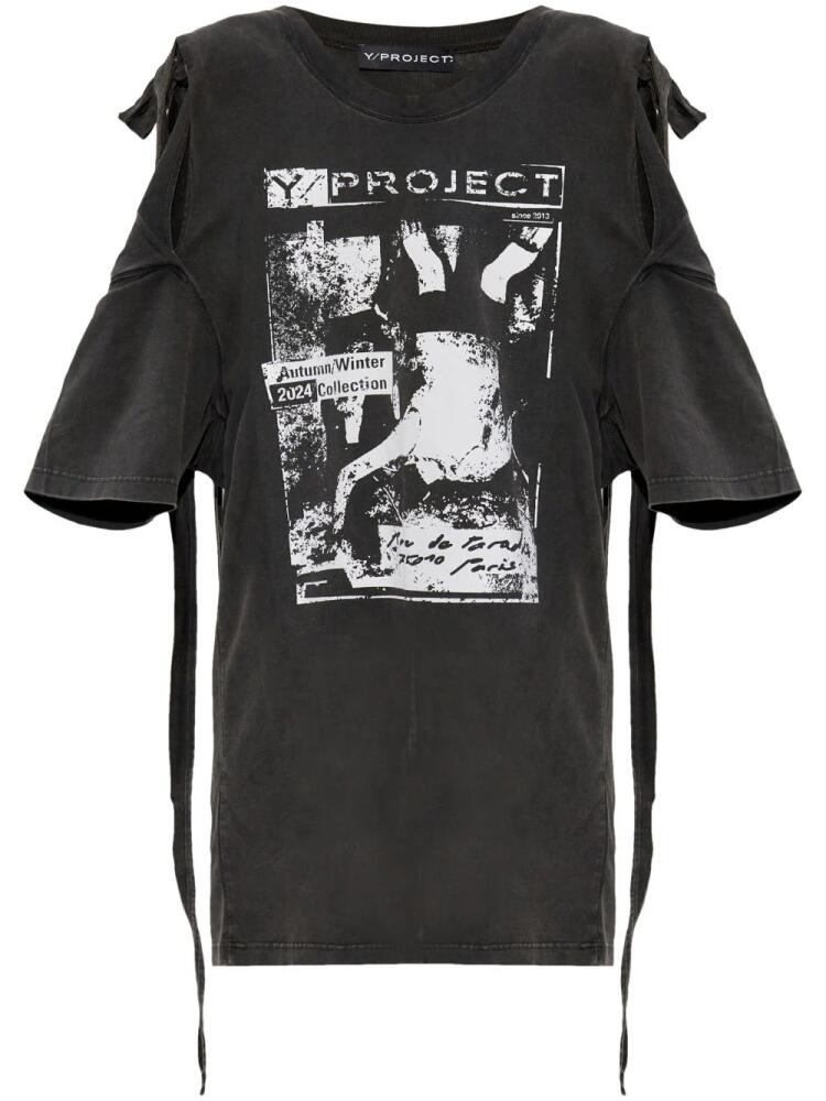 Y/Project cut-out mini dress - Black Cover