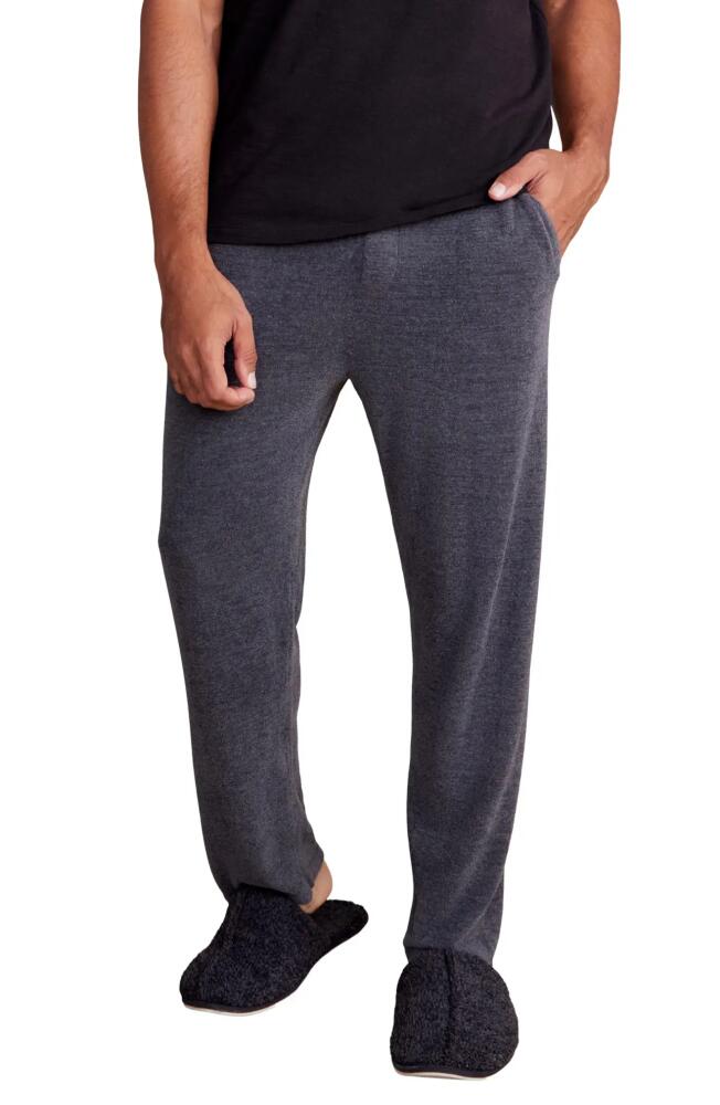 barefoot dreams Fleece Lounge Pants in Carbon Cover