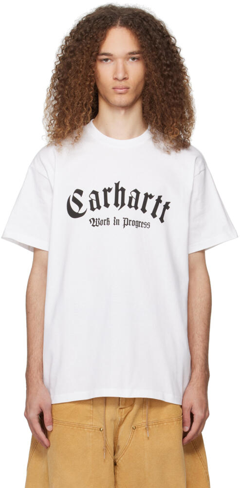 Carhartt Work In Progress White Onyx T-Shirt Cover