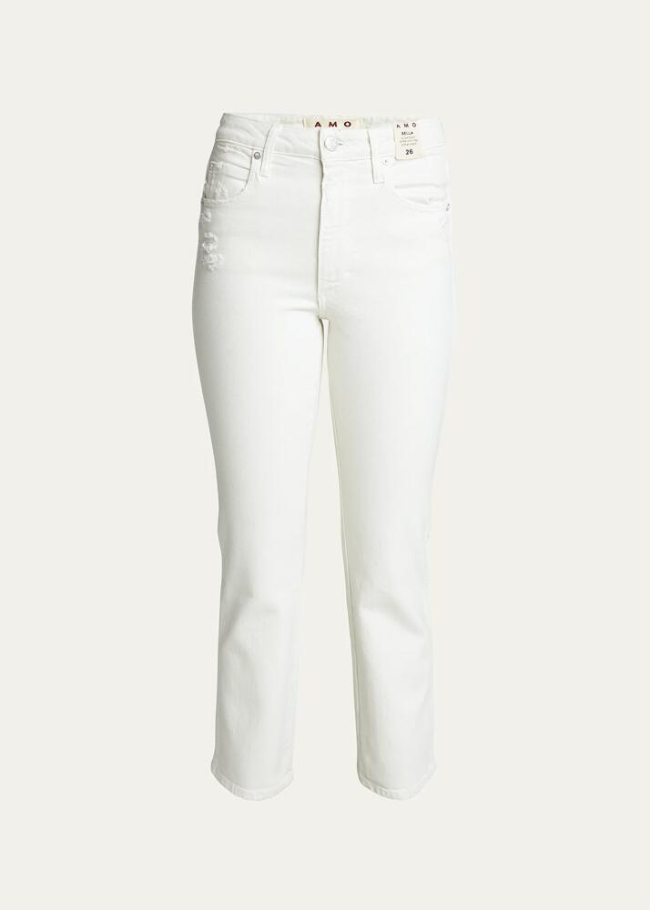 AMO Denim Bella Flare Jeans w/ Released Hem Cover