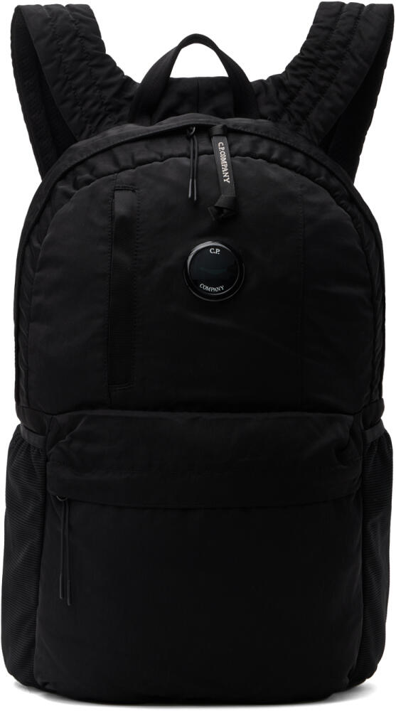 C.P. Company Black Nylon B Backpack Cover