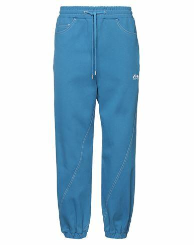 Ader Error Man Pants Bright blue Cotton, Elastane Cover