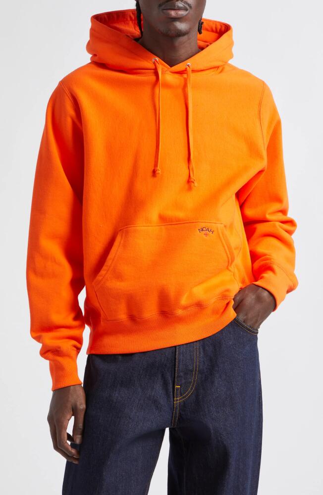 Noah Classic Cotton Fleece Hoodie in Flame Cover