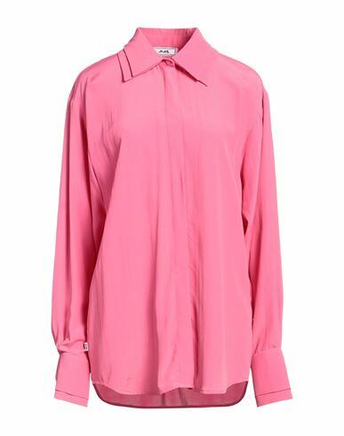 Jijil Woman Shirt Fuchsia Acetate, Silk Cover