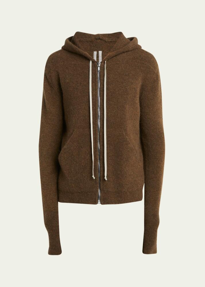 Rick Owens Men's Heavy Knit Zip Hoodie Cover