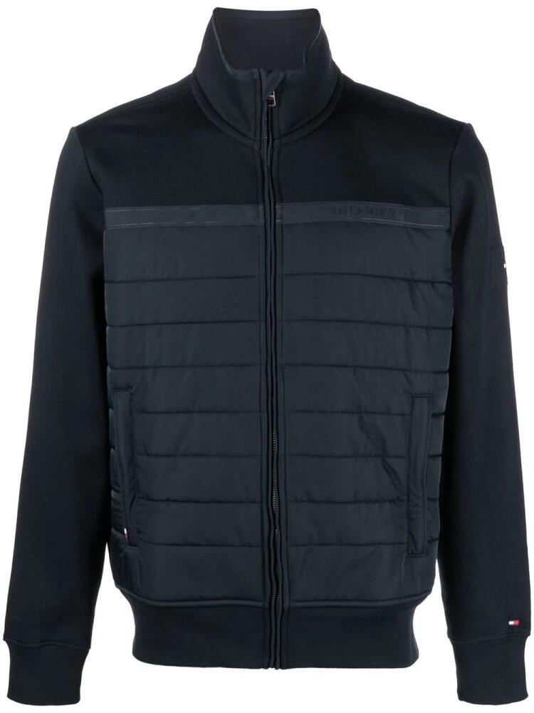 Tommy Hilfiger mixed-media down-padded jacket - Blue Cover