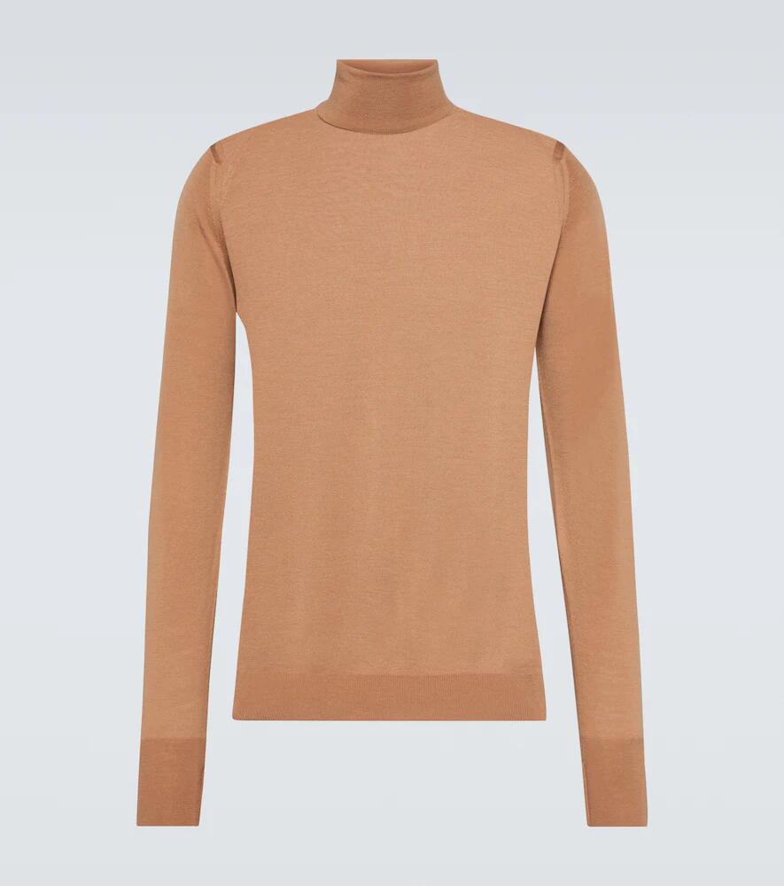 John Smedley Richards wool turtleneck sweater Cover