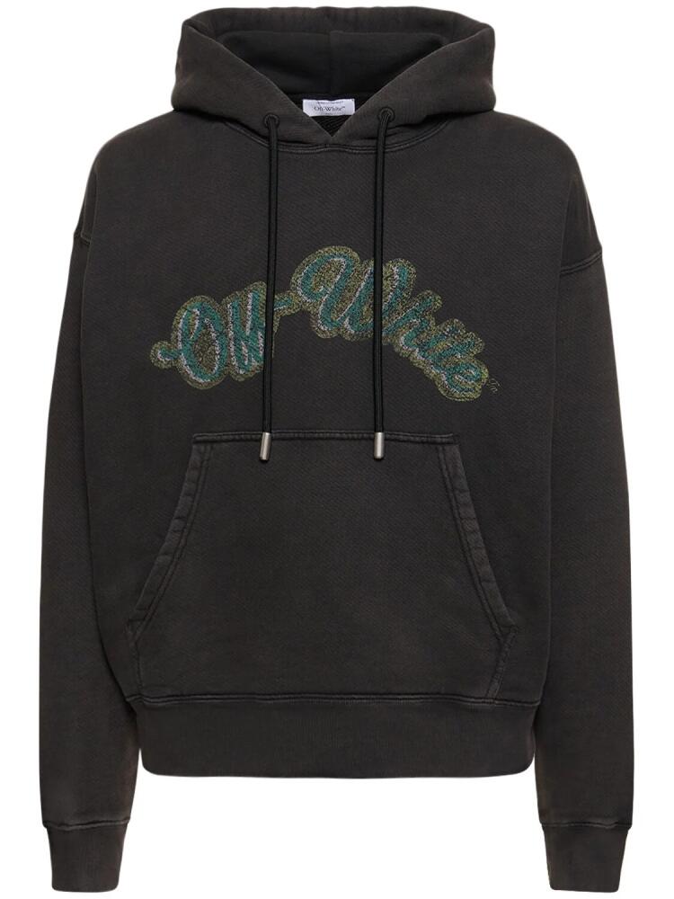 OFF-WHITE Green Bacchus Skate Cotton Hoodie Cover