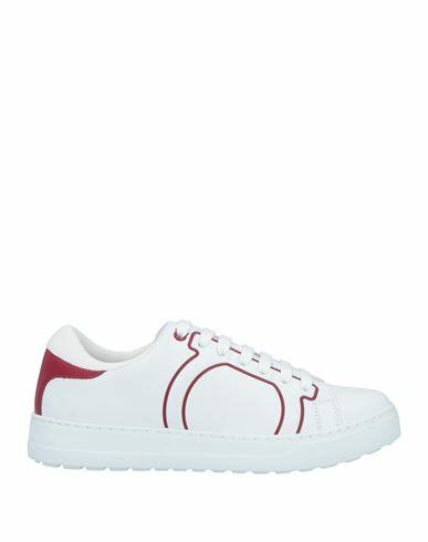 Ferragamo Woman Sneakers White Calfskin Cover