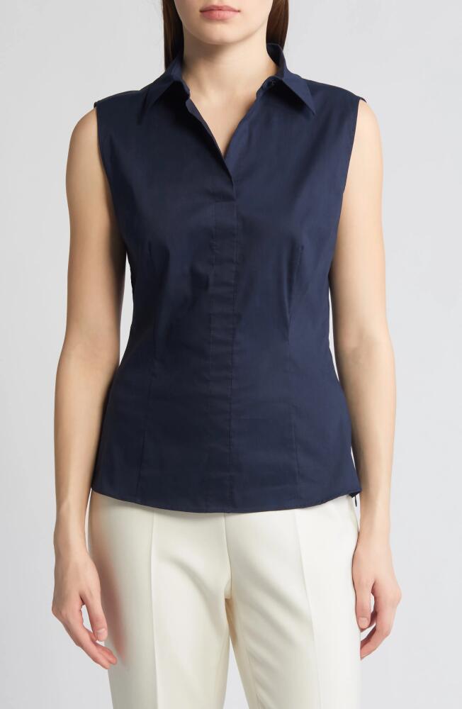 BOSS Sleeveless Top in Sky Captain Cover