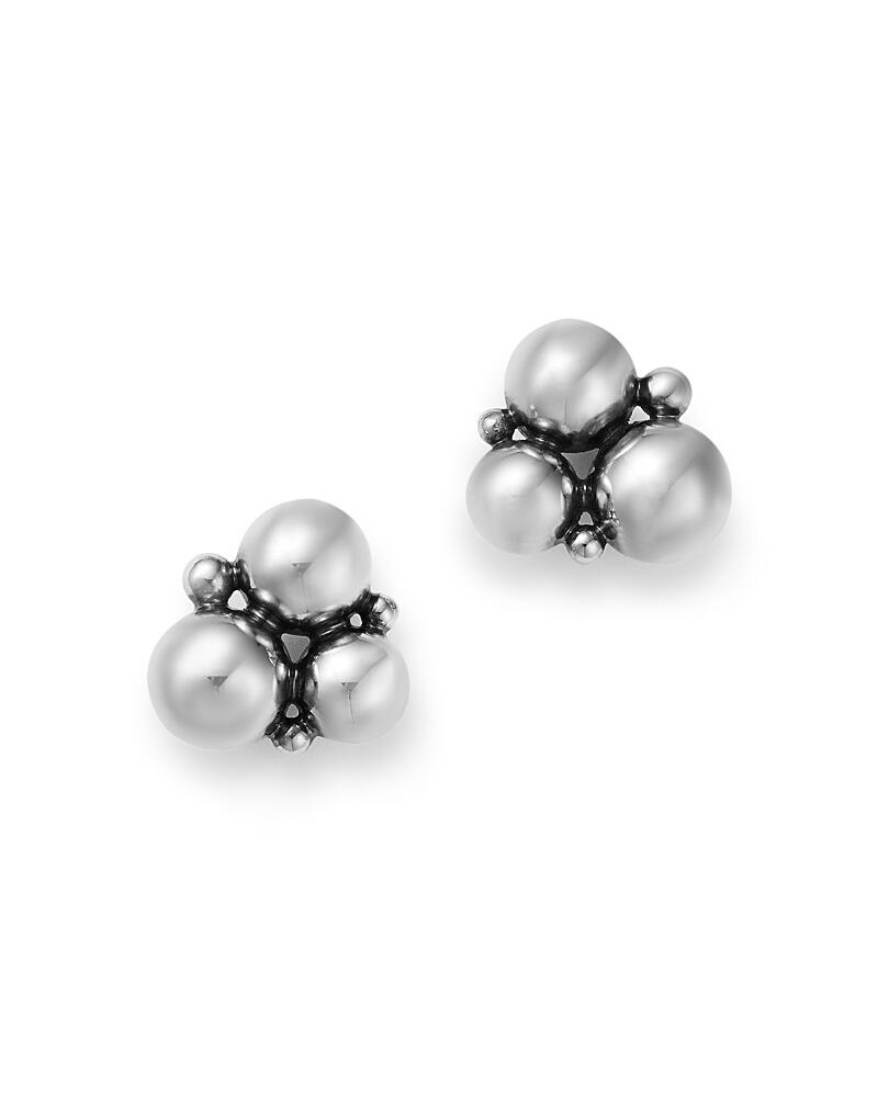 Georg Jensen Sterling Silver Moonlight Grapes Ball Cluster Stud Earrings Cover