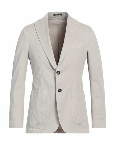 Iesse Man Blazer Light grey Cotton, Elastane Cover