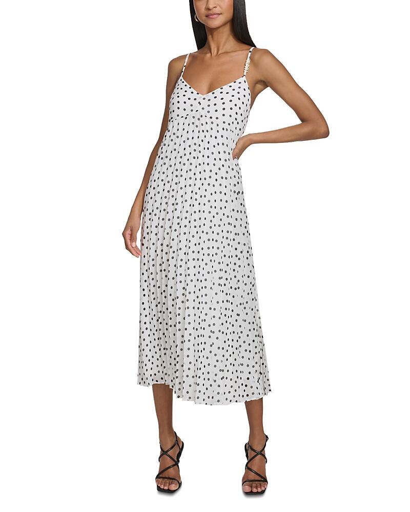 Karl Lagerfeld Paris Printed Sleeveless Midi Dress Cover