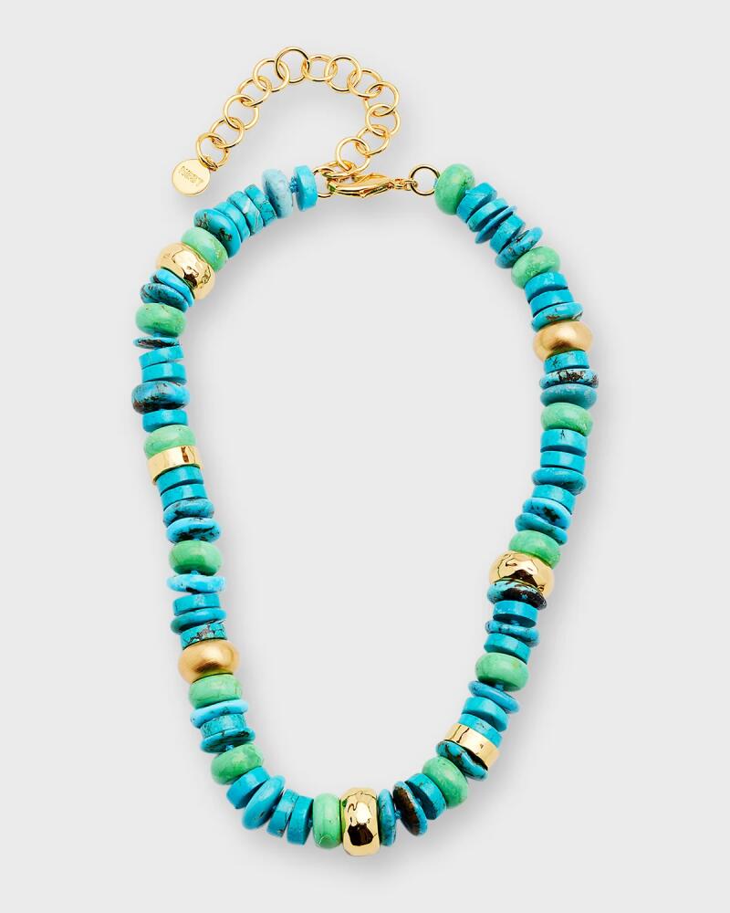 NEST Jewelry Blue and Green Turquoise Strand Necklace Cover