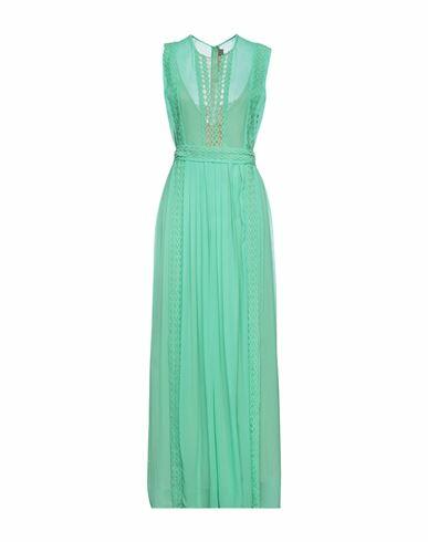 Simona Corsellini Woman Maxi dress Light green Viscose, Polyamide Cover