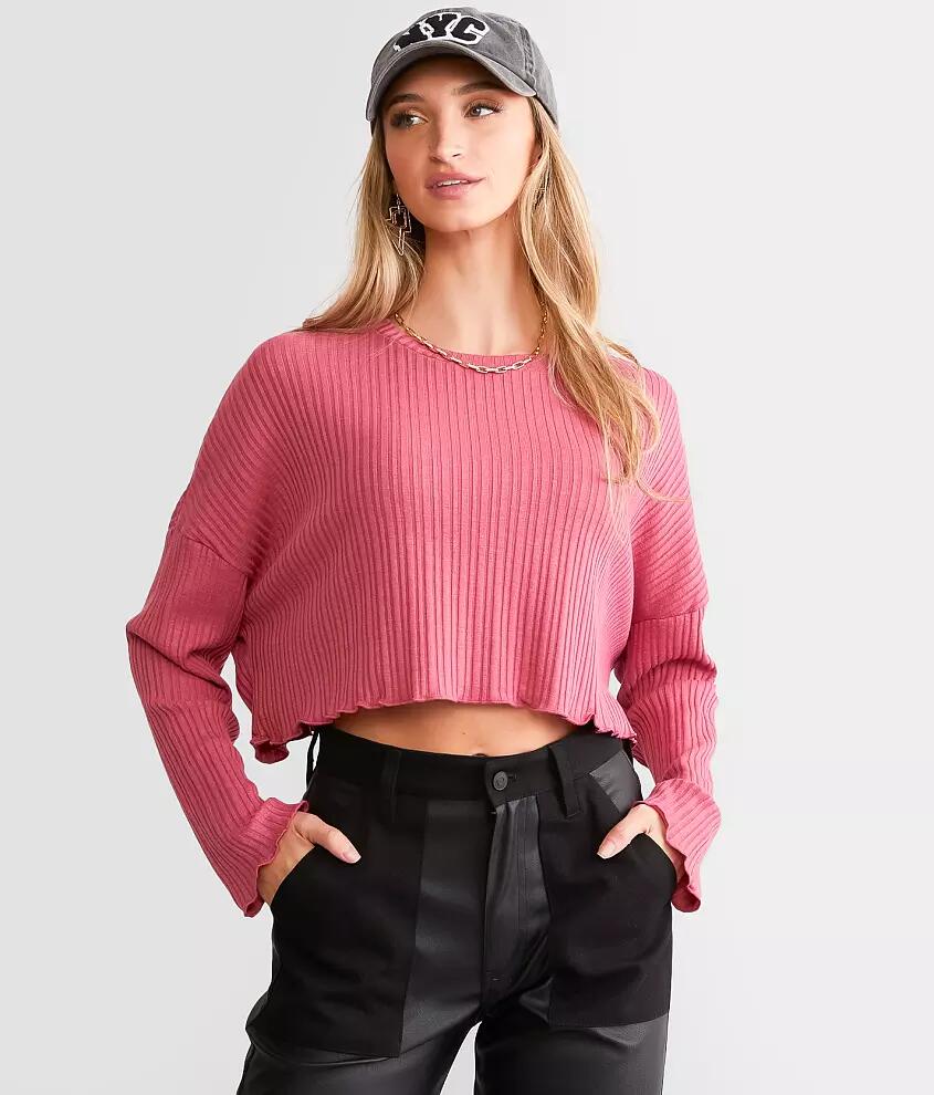 Hyfve Favorite Date Oversized Crop Top Cover