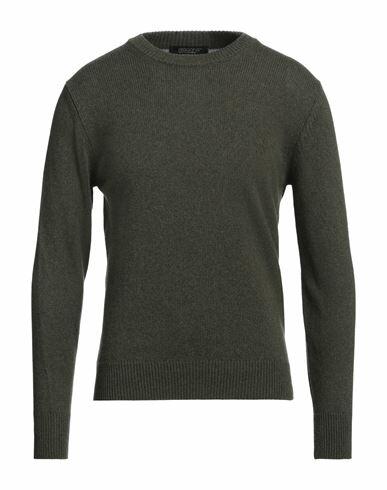 Aragona Man Sweater Military green Cashmere Cover