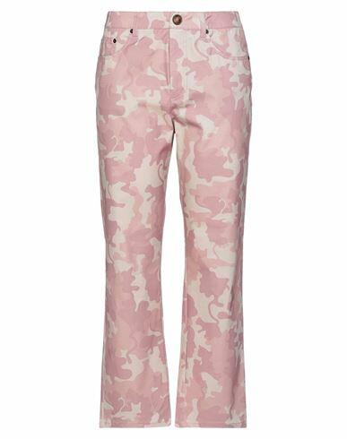 Vivetta Woman Pants Pink Cotton, Elastane Cover