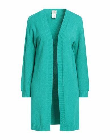 No-nà Woman Cardigan Turquoise Viscose, Polyester, Polyamide Cover