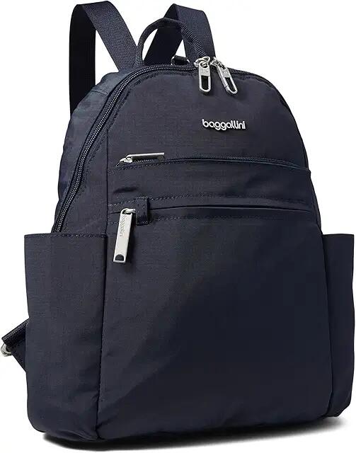 Baggallini Securtex Anti-Theft Vacation Backpack (French Navy) Backpack Bags Cover