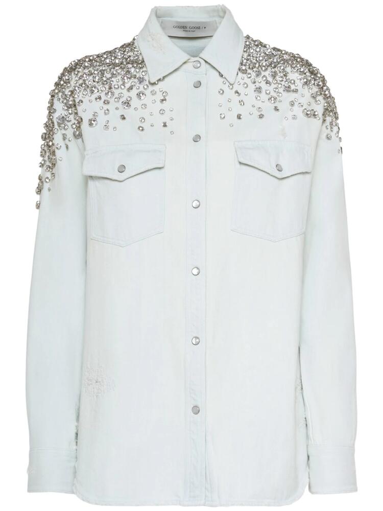 GOLDEN GOOSE Golden Boyfriend Denim Shirt Cover