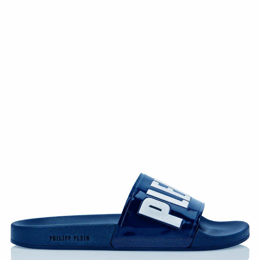 Philipp Plein Flat Gummy Rubber Slide Sandals Cover