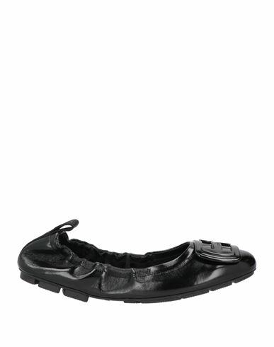 Hogan Woman Ballet flats Black Soft Leather Cover