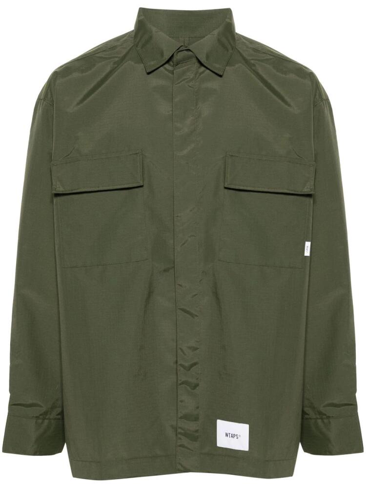 WTAPS 08 button-up shirt - Green Cover