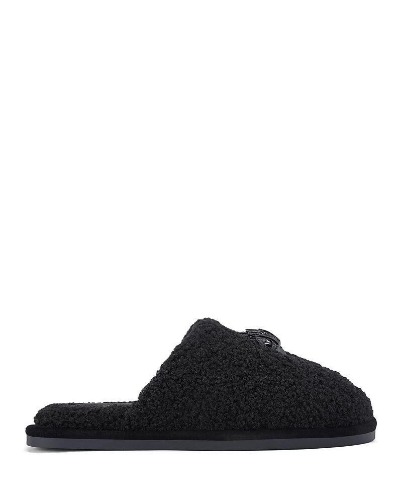 Kurt Geiger London Women's Kensington Eagle Accent Fleece Slippers Cover