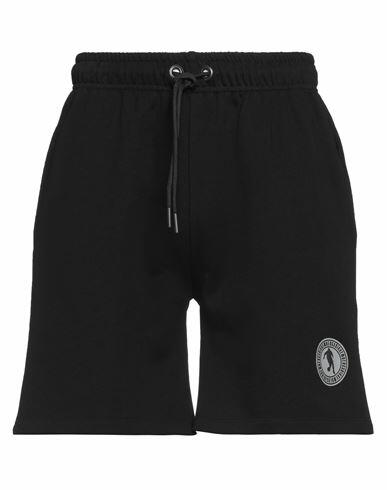 Bikkembergs Man Shorts & Bermuda Shorts Black Cotton Cover