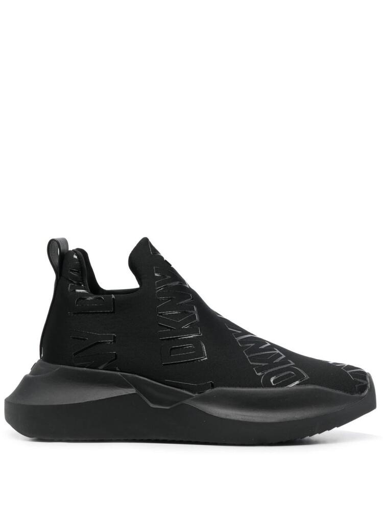 DKNY Ramona logo-print slip-on sneakers - Black Cover