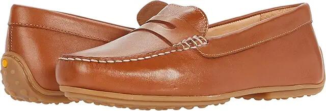 Samuel Hubbard Free Spirit For Her (Luggage Tan Full Grain/White Topstitch/Gum Sole) Women's Shoes Cover