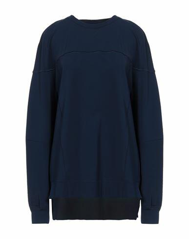 High Woman Sweatshirt Navy blue Nylon, Elastane Cover