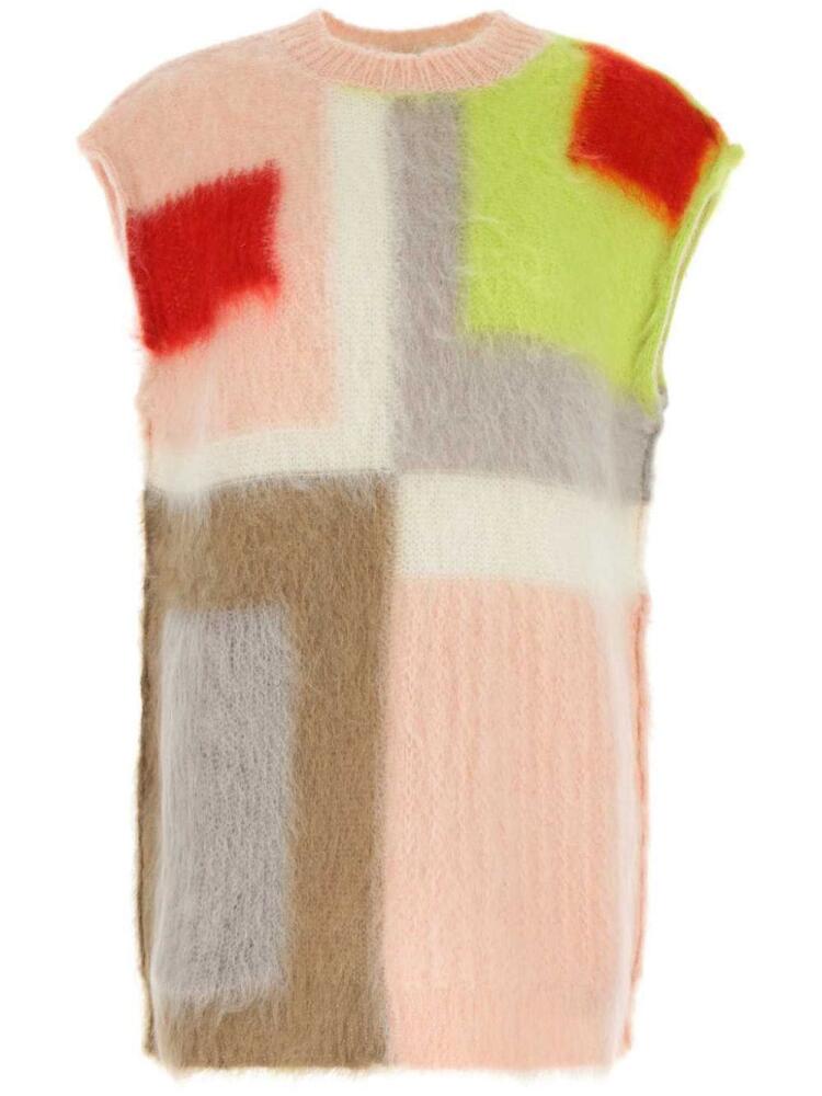 FENDI knitted sleeveless jumper - Pink Cover