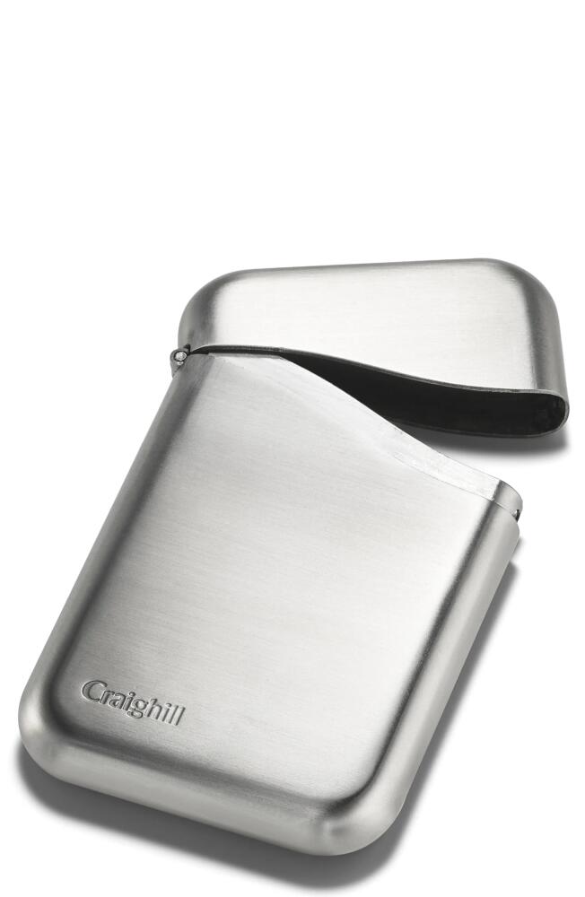 CRAIGHILL Summit Card Case in Stainless Steel Cover