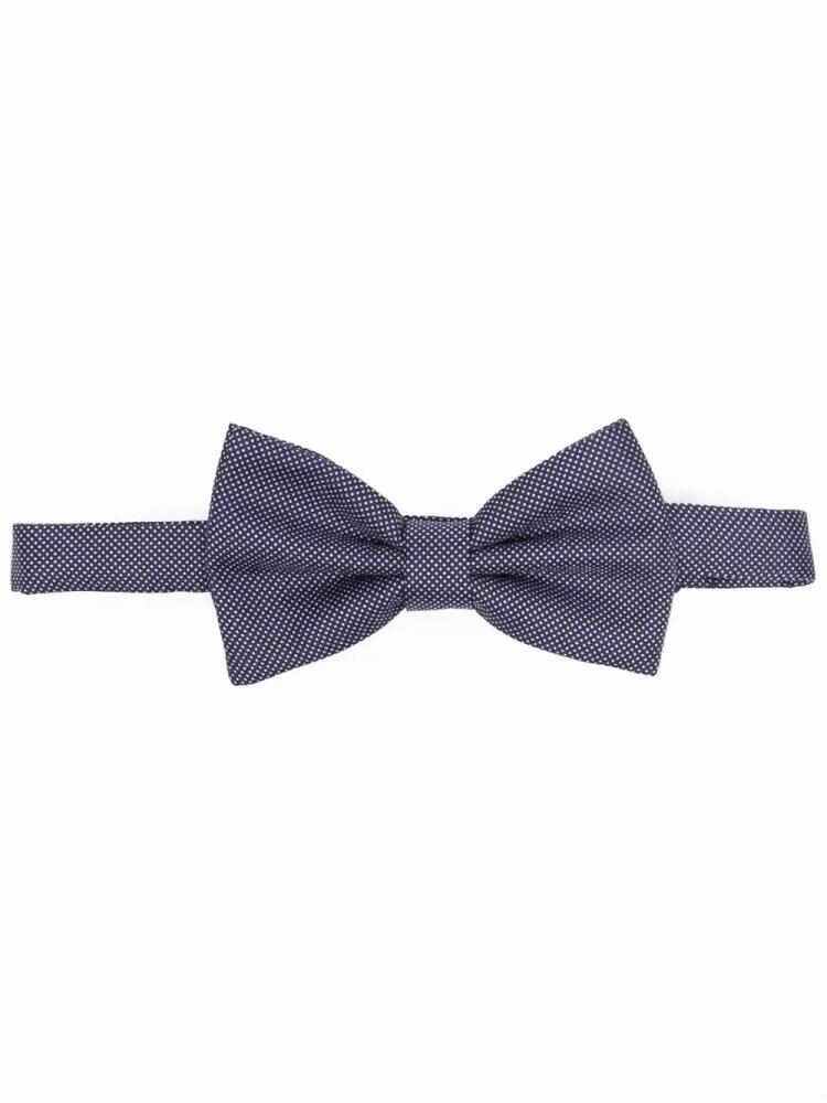 Lady Anne check-print bow-tie - Blue Cover