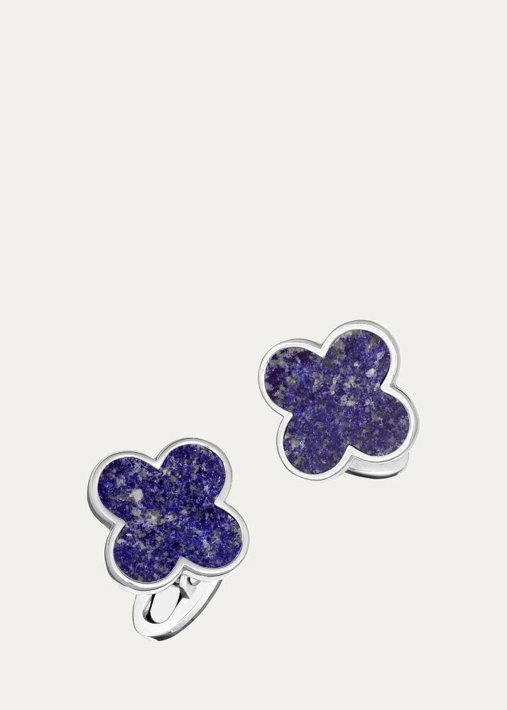 Jan Leslie Lapis Clover Cuff Links Cover