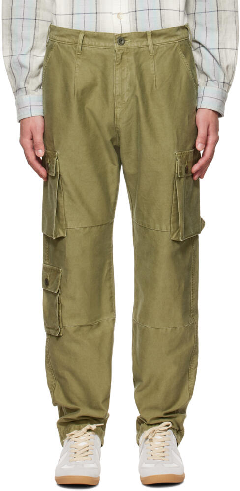 John Elliott Khaki Cotton Cargo Pants Cover